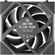 A small tile product image of Lian LI UNI FAN TL120 LCD FLEX - 120mm Modular LCP Wireless PWM Fan (Black)