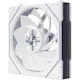 A small tile product image of Lian LI UNI FAN TL120 FLEX - 120mm Modular LCP Wireless PWM Reverse Blade Fan 3-Pack (White)