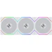 A product image of Lian LI UNI FAN TL120 FLEX - 120mm Modular LCP Wireless PWM Reverse Blade Fan 3-Pack (White)