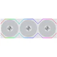 A small tile product image of Lian LI UNI FAN TL120 FLEX - 120mm Modular LCP Wireless PWM Reverse Blade Fan 3-Pack (White)