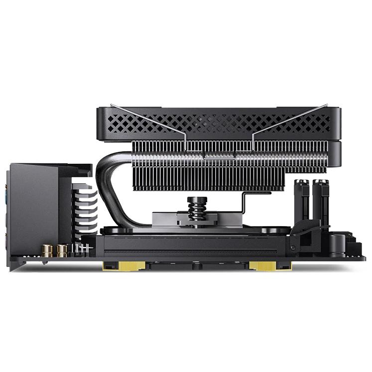A large main feature product image of EX-DEMO Jonsbo HP-600 Low Profile CPU Cooler