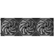 A small tile product image of Lian LI UNI FAN TL120 FLEX - 120mm Modular LCP Wireless PWM Reverse Blade Fan 3-Pack (Black)