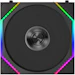 A product image of Lian LI UNI FAN TL120 FLEX - 120mm Modular LCP Wireless PWM Reverse Blade Fan (Black)