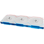 A small tile product image of Lian LI UNI FAN TL120 FLEX - 120mm Modular LCP Wireless PWM Fan 3-Pack (White)