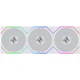 A small tile product image of Lian LI UNI FAN TL120 FLEX - 120mm Modular LCP Wireless PWM Fan 3-Pack (White)
