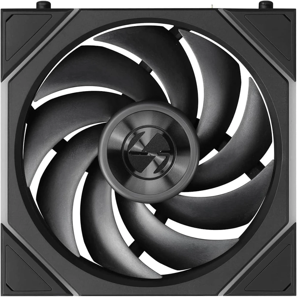 A large main feature product image of Lian LI UNI FAN TL120 FLEX - 120mm Modular LCP Wireless PWM Fan (Black)