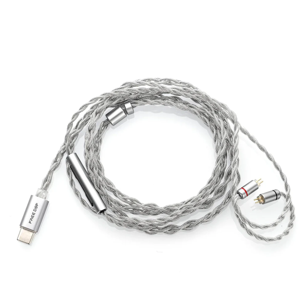 A large main feature product image of MOONDROP Free DSP USB-C Fully Balanced Audio Output DSP Cable