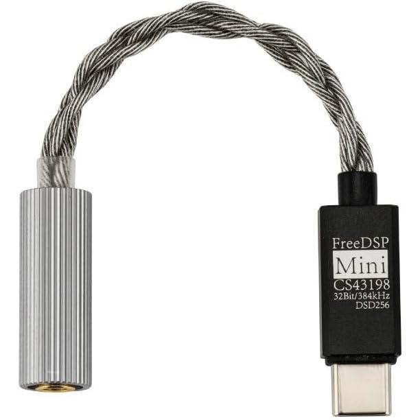 A large main feature product image of MOONDROP FreeDSP Mini Portable USB DAC & Headphone Amplifier CS43198 USB-C to 3.5mm
