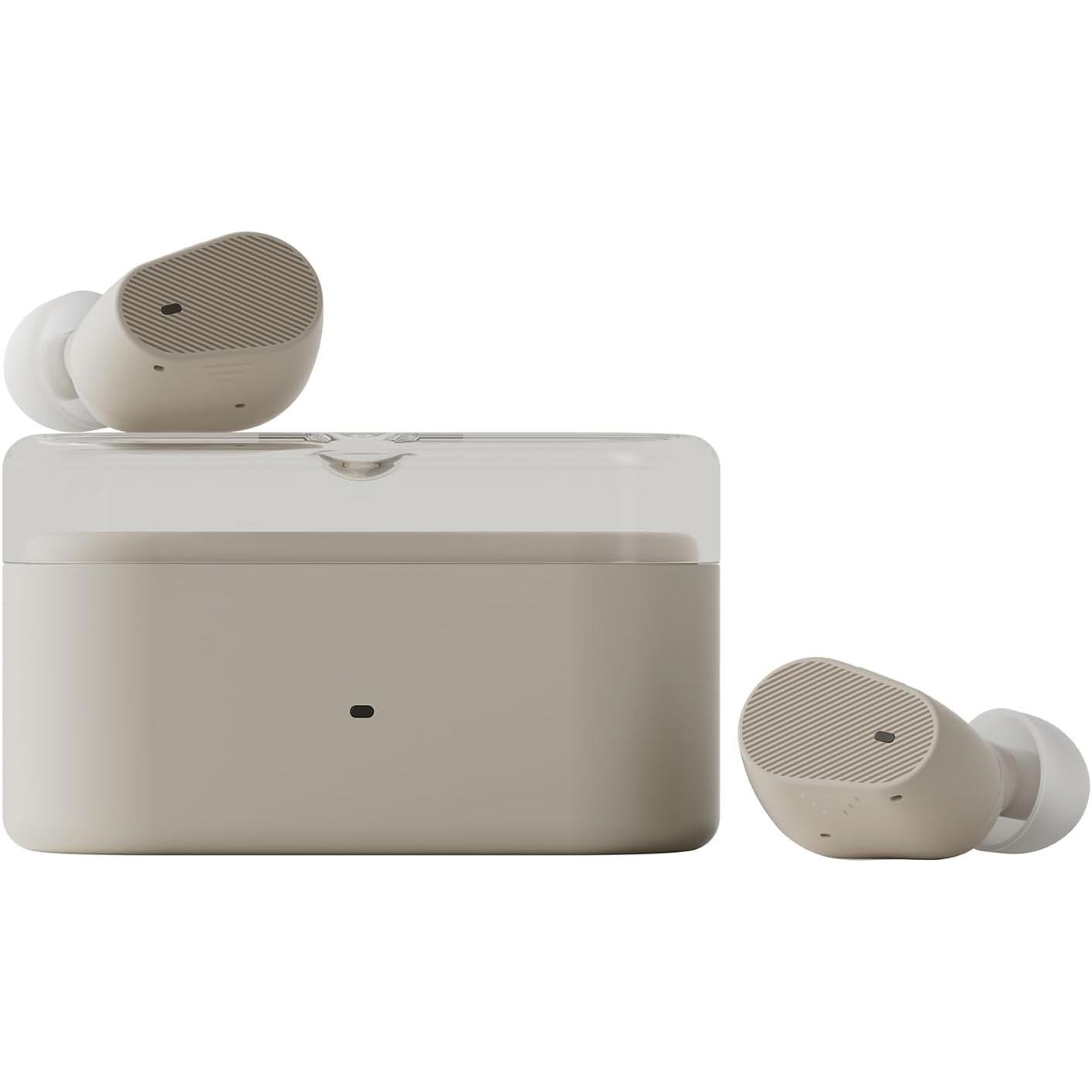 A large main feature product image of MOONDROP Pudding TWS AI ENC Wireless Headphone - Beige