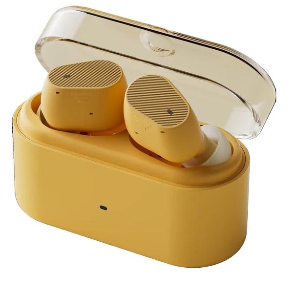 A large main feature product image of MOONDROP Pudding TWS AI ENC Wireless Headphone - Yellow