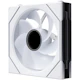 A small tile product image of Lian Li UNI FAN SL120 INF FLEX - 120mm Modular Wireless PWM Reverse Blade Fan (White)