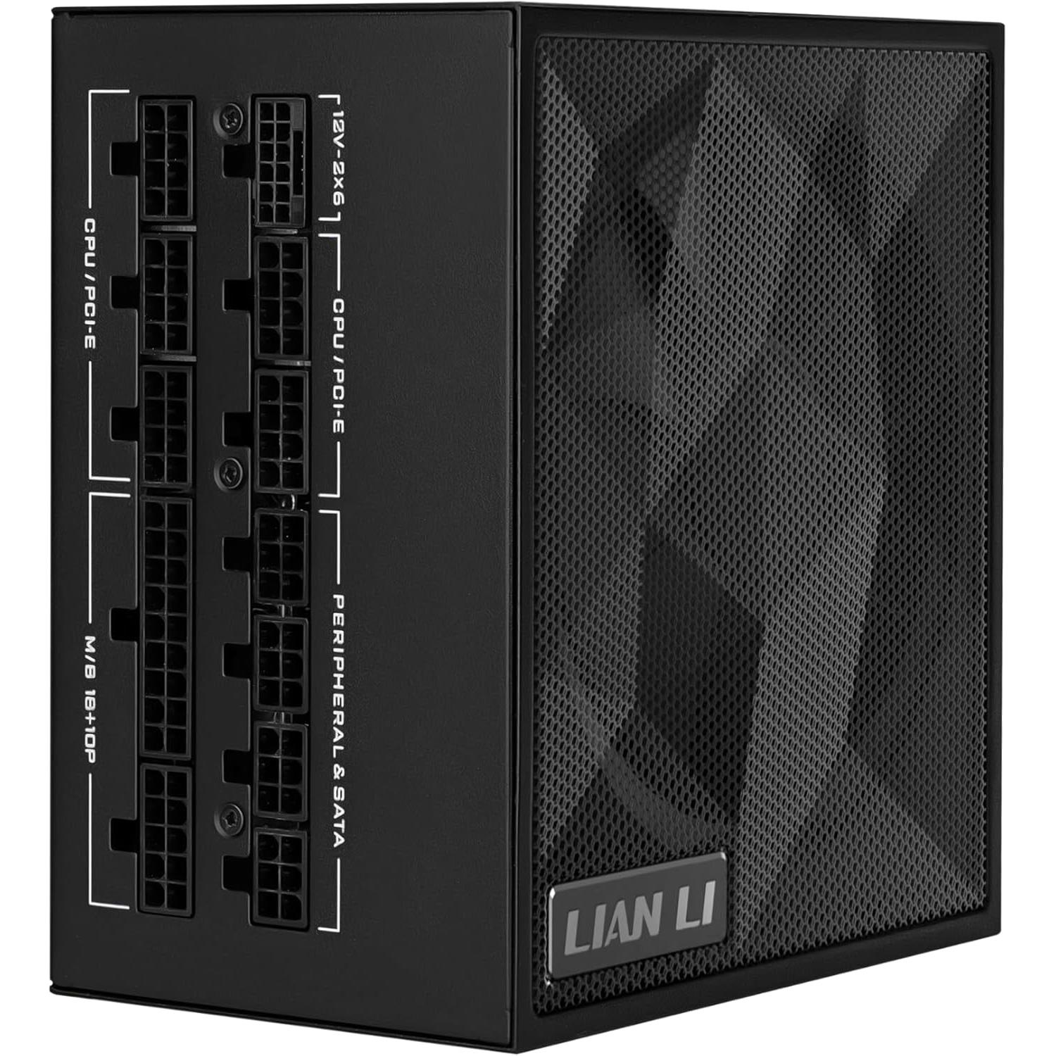 A large main feature product image of Lian Li SX 1000W Platinum PCIe 5.1 ATX 3.1 SFX Modular PSU