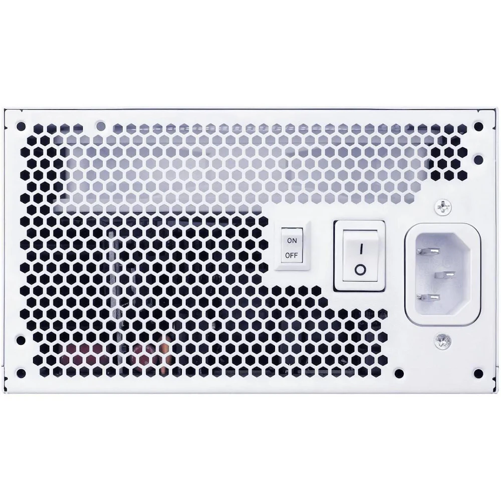 A large main feature product image of Lian Li SX 1000W Platinum PCIe 5.1 ATX 3.1 SFX Modular PSU (White)