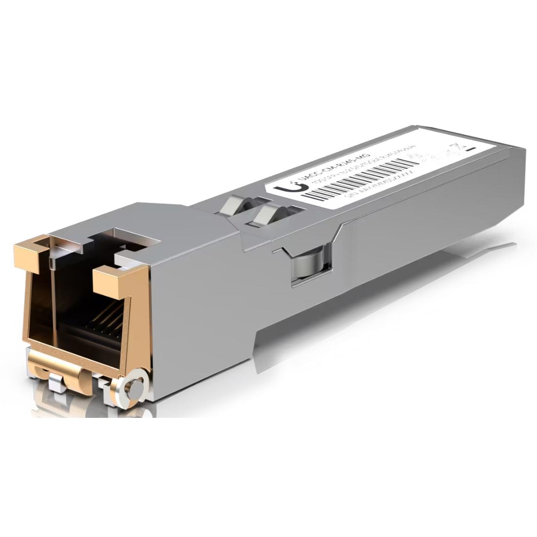 A large main feature product image of EX-DEMO Ubiquiti SFP+ to RJ45 10Gbps Transceiver Module