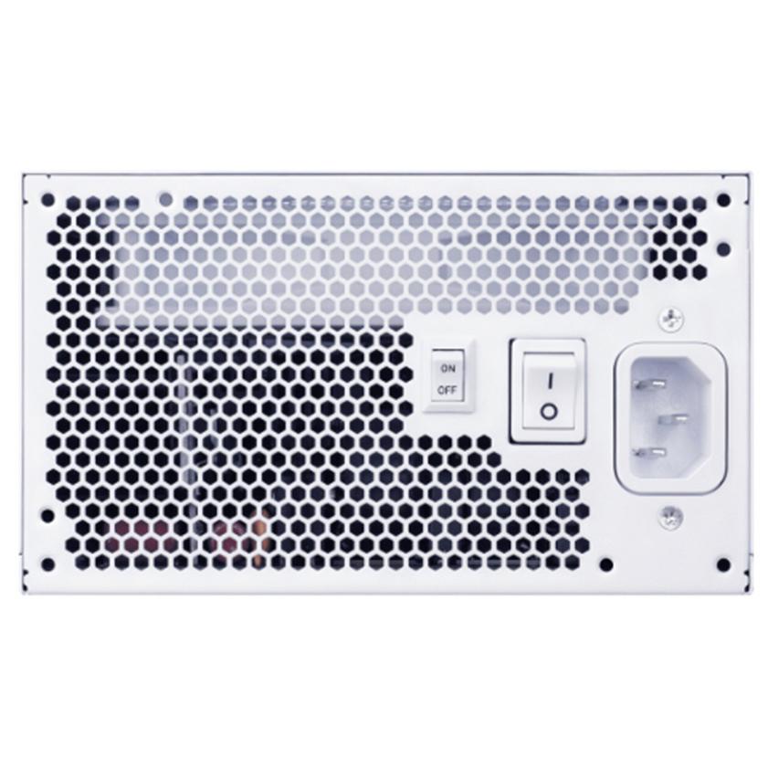 A large main feature product image of Lian Li SX 1200W Platinum PCIe 5.1 ATX 3.1 SFX Modular PSU (White)