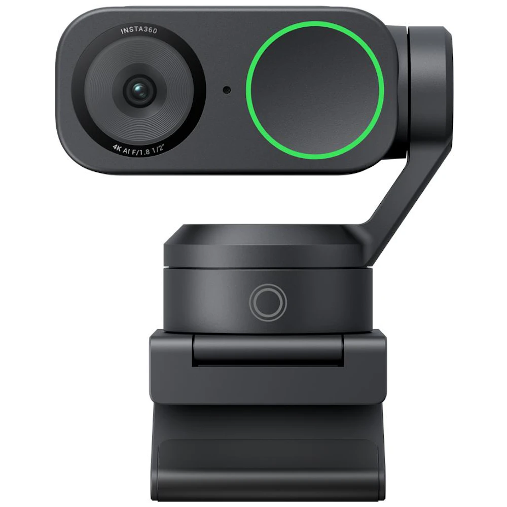 Insta360 Link 2 4K AI Gimbal Webcam - Graphite Black