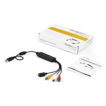 A large main feature product image of EX-DEMO Startech USB Video Capture Adapter - S Video / Composite to USB Cable
