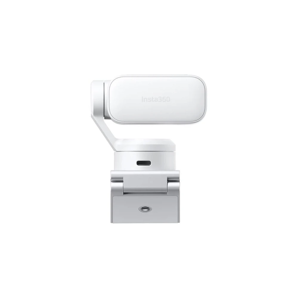 A large main feature product image of Insta360 Link 2 4K AI Gimbal Webcam - Arctic White