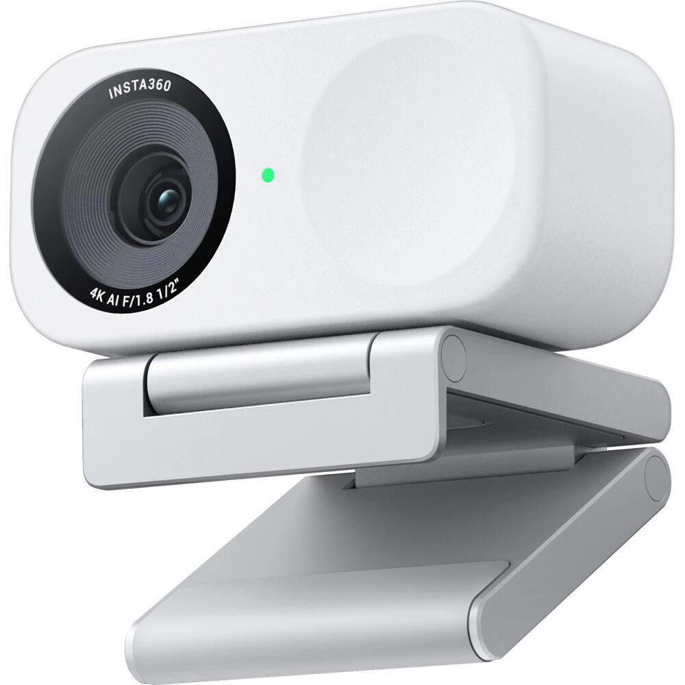 A large main feature product image of Insta360 Link 2C 4K AI Webcam - Arctic White