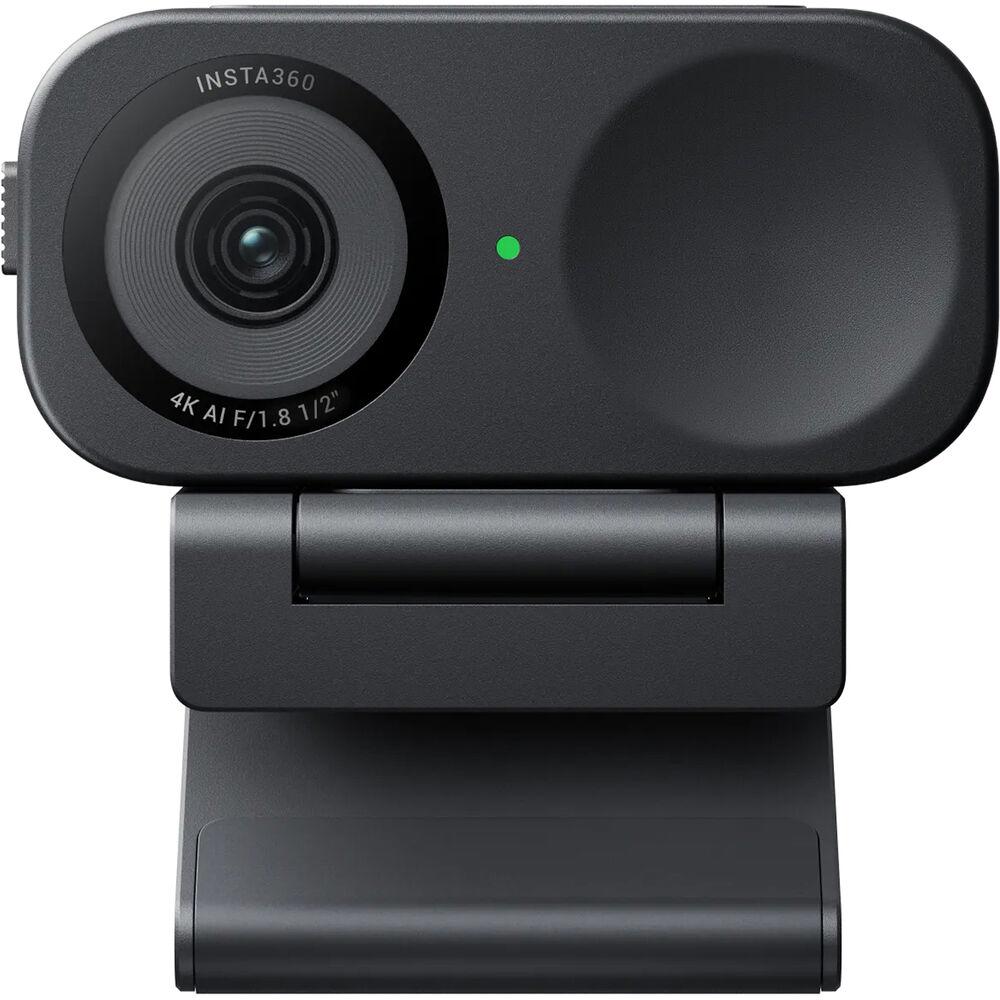 A large main feature product image of Insta360 Link 2C 4K AI Webcam - Graphite Black