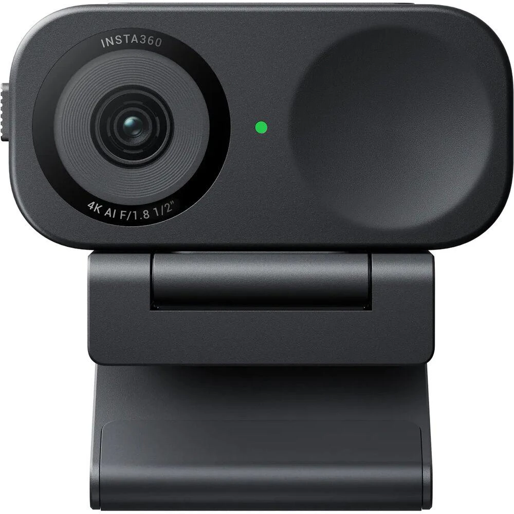 A large main feature product image of Insta360 Link 2C 4K AI Webcam - Graphite Black