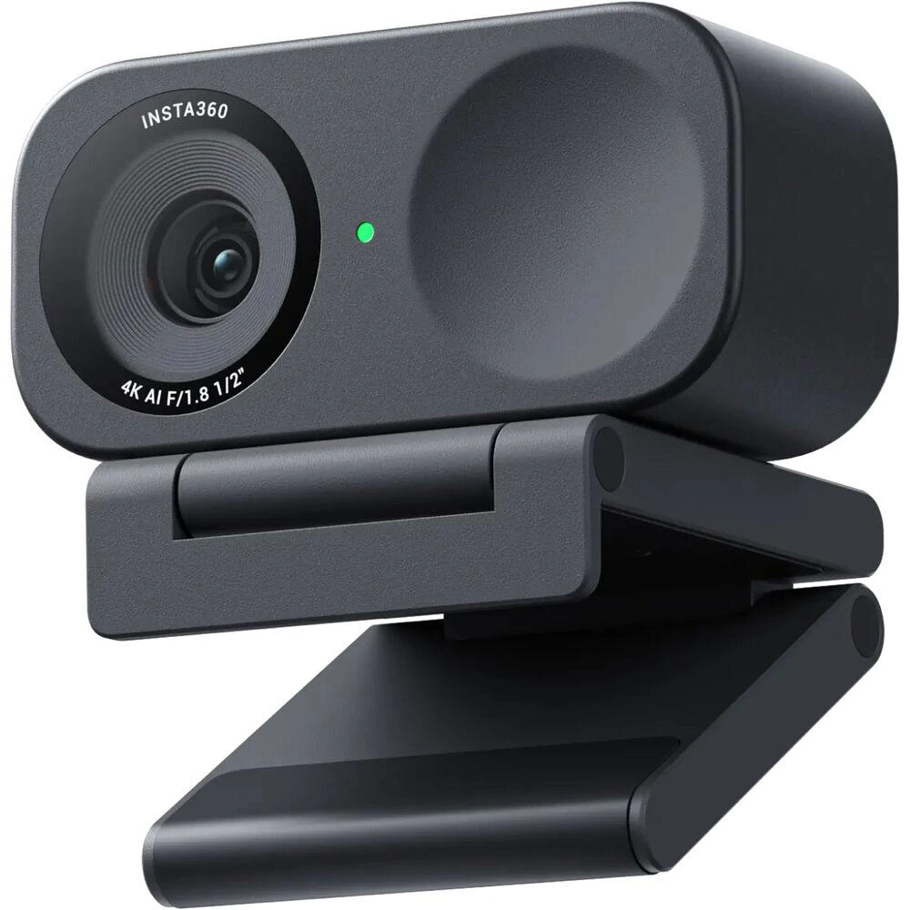 A large main feature product image of Insta360 Link 2C 4K AI Webcam - Graphite Black