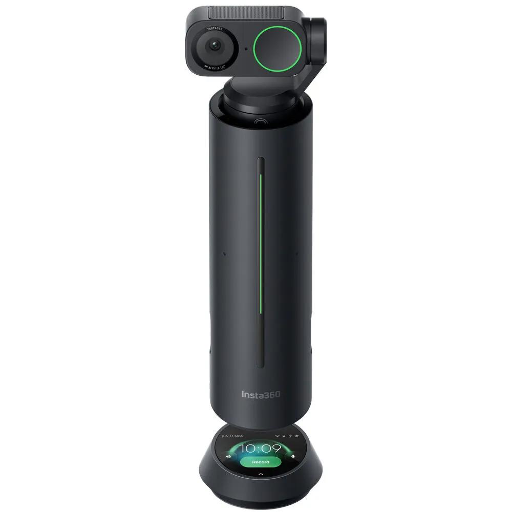 A large main feature product image of Insta360 Link 2 and Wave Video Conferencing Bundle - Graphite Black