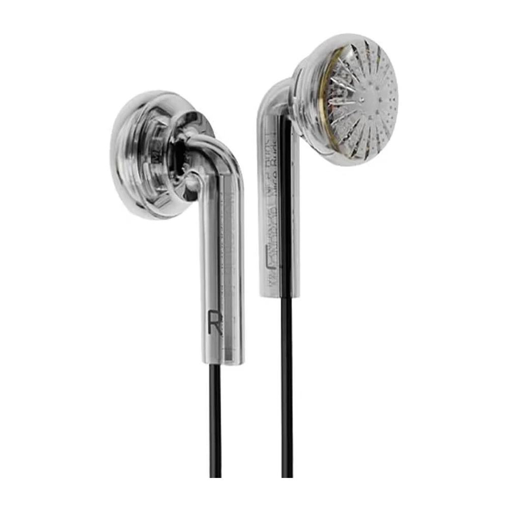 A large main feature product image of MOONDROP Nice Buds Dynamic Wired Earbuds with Mic - Transparent
