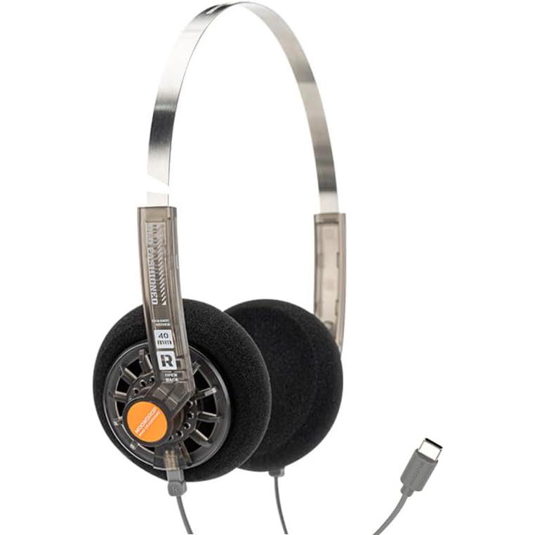 A large main feature product image of MOONDROP Old Fashioned Type-C Dynamic Driver Open-Back Wired On-ear Headphone