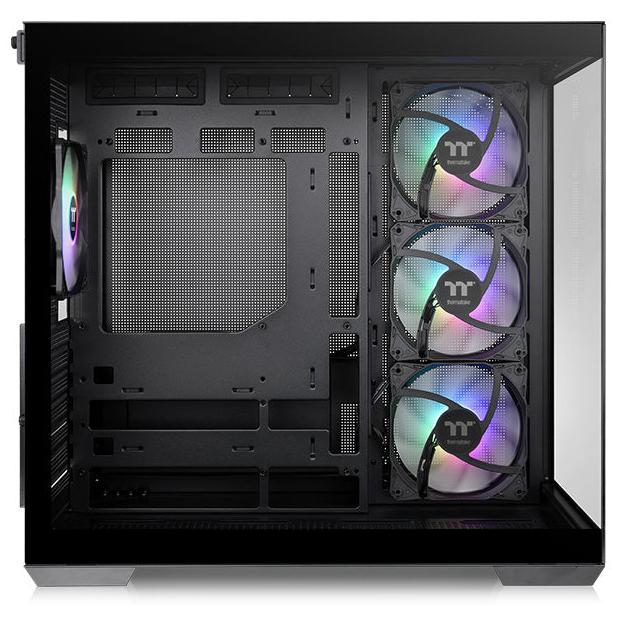 A large main feature product image of EX-DEMO Thermaltake View 380 TG - Mid Tower Case (Black)