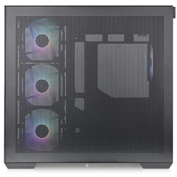 A large main feature product image of EX-DEMO Thermaltake View 380 TG - Mid Tower Case (Black)