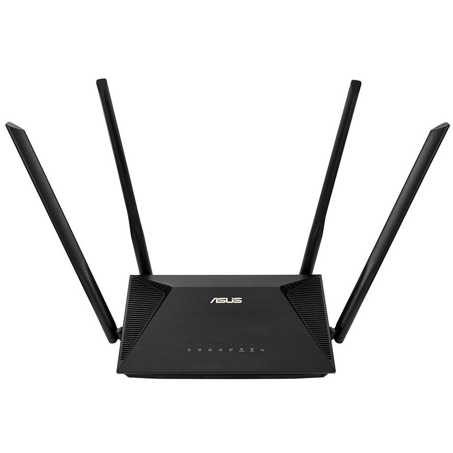 A large main feature product image of EX-DEMO ASUS RT-AX53U AX1800 Dual Band WiFi 6 802.11ax Router
