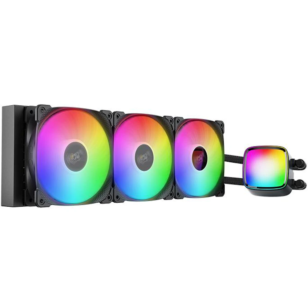 Geometric Future Eskimo Pro 360mm ARGB AIO Liquid CPU Cooler (Black)