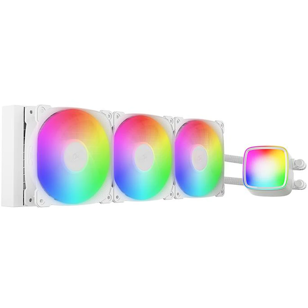Geometric Future Eskimo Pro 360mm ARGB AIO Liquid CPU Cooler (White)