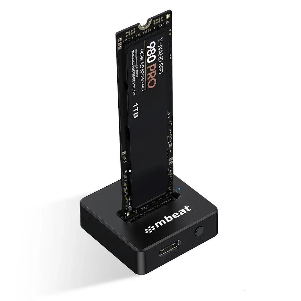 mbeat H5 USB-C/A 10Gbps M.2 NVMe & SATA SSD Mini Dock