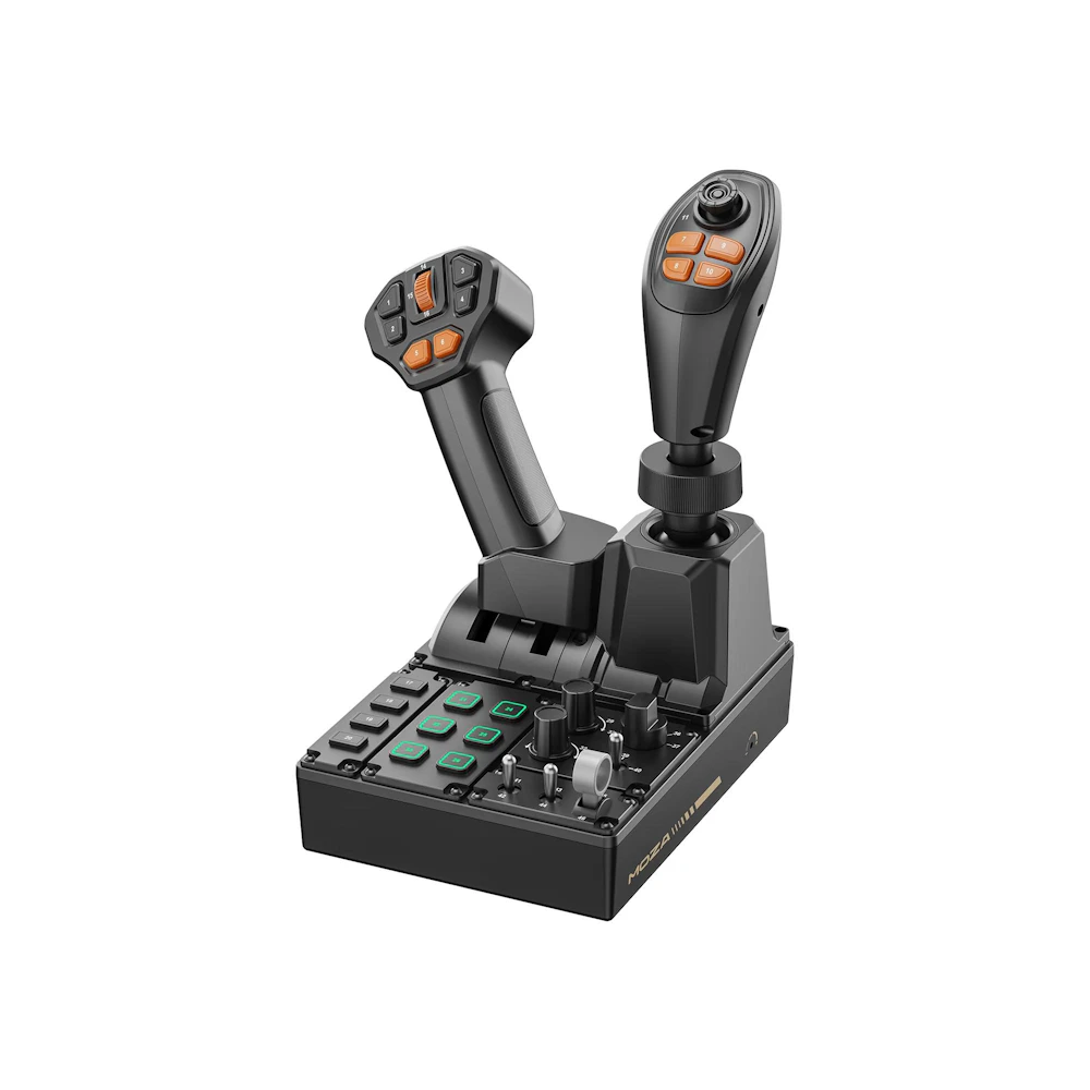 A large main feature product image of MOZA FCS Farming Control System