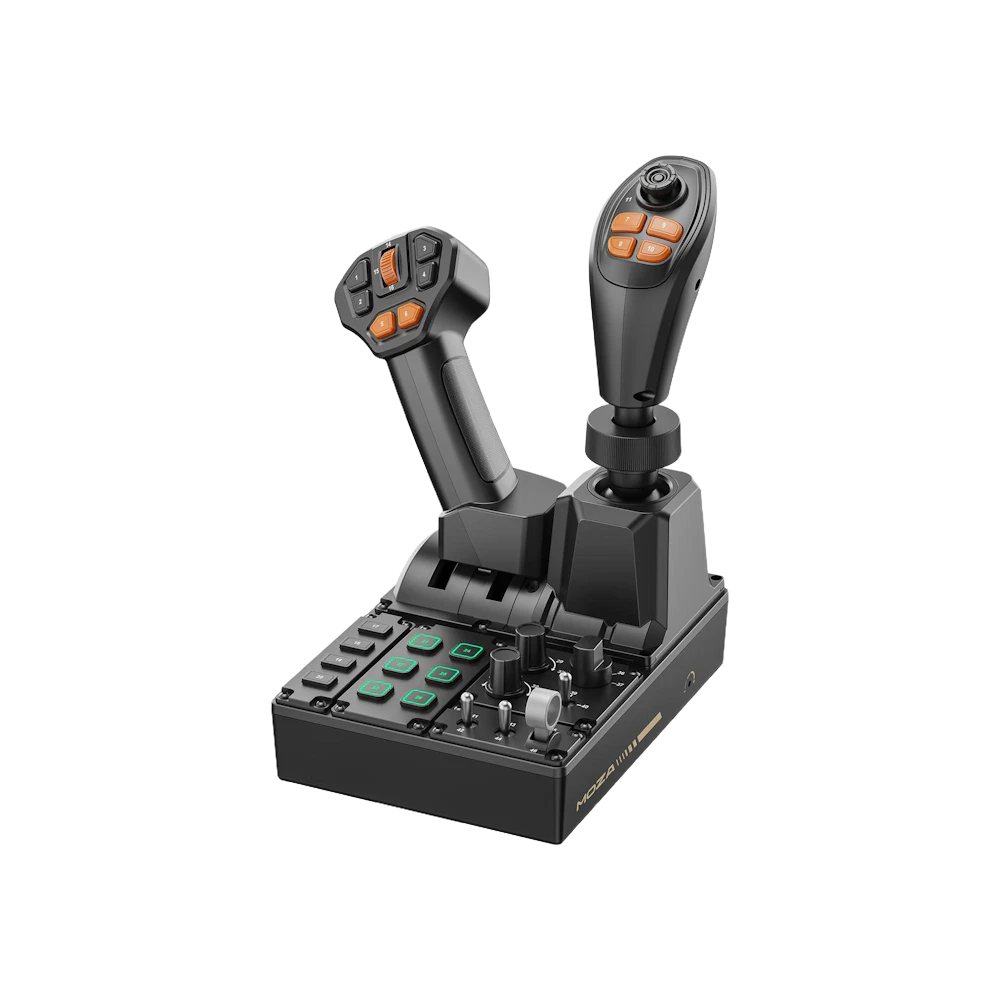 A large main feature product image of MOZA FCS Farming Control System