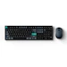 A product image of EX-DEMO Keychron B36 Silent Keyboard and BM25 Silent Mouse Wireless Combo - Black and Blue