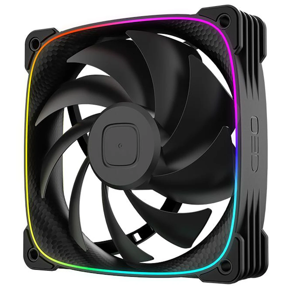 Geometric Future Squama 3003 - 120x30mm ARGB Performance PWM Fan (Black)