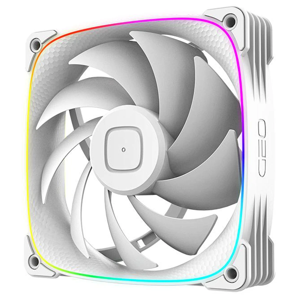 Geometric Future Squama 3003 - 120x30mm ARGB Performance PWM Fan (White)