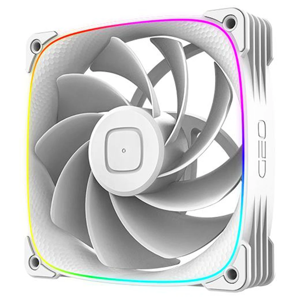 Geometric Future Squama 3003 Reverse - 120x30mm ARGB Performance PWM Fan (White)