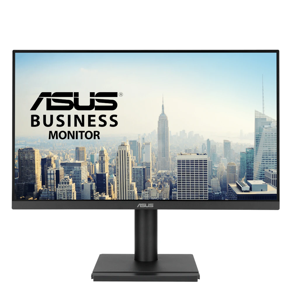 A large main feature product image of ASUS VA249QGS 23.8" 1080p 120Hz 1ms IPS Business Monitor