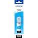A product image of Epson T502 Cyan EcoTank Bottle