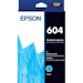 A product image of Epson 604 Cyan Ink Cartridge