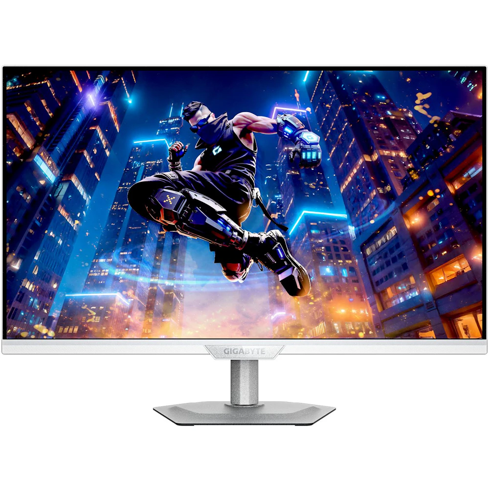 Gigabyte M27UP ICE - 27" 4K 160Hz / 24" 1080p 320Hz Dual Mode IPS Gaming Monitor (White)