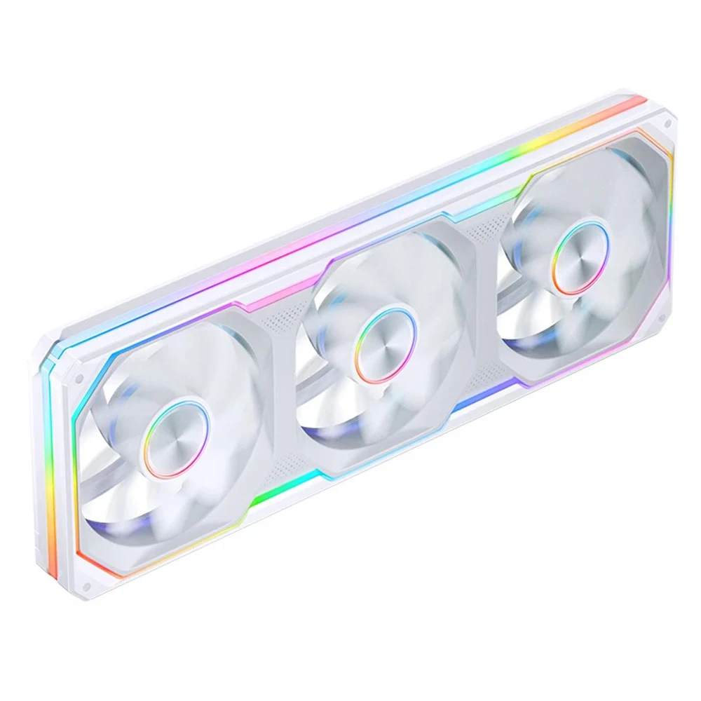 Jonsbo XA-360 ARGB 360mm PWM Reverse Blade Triple Block Fan (White)