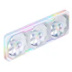 A small tile product image of Jonsbo XA-360 ARGB 360mm PWM Reverse Blade Triple Block Fan (White)