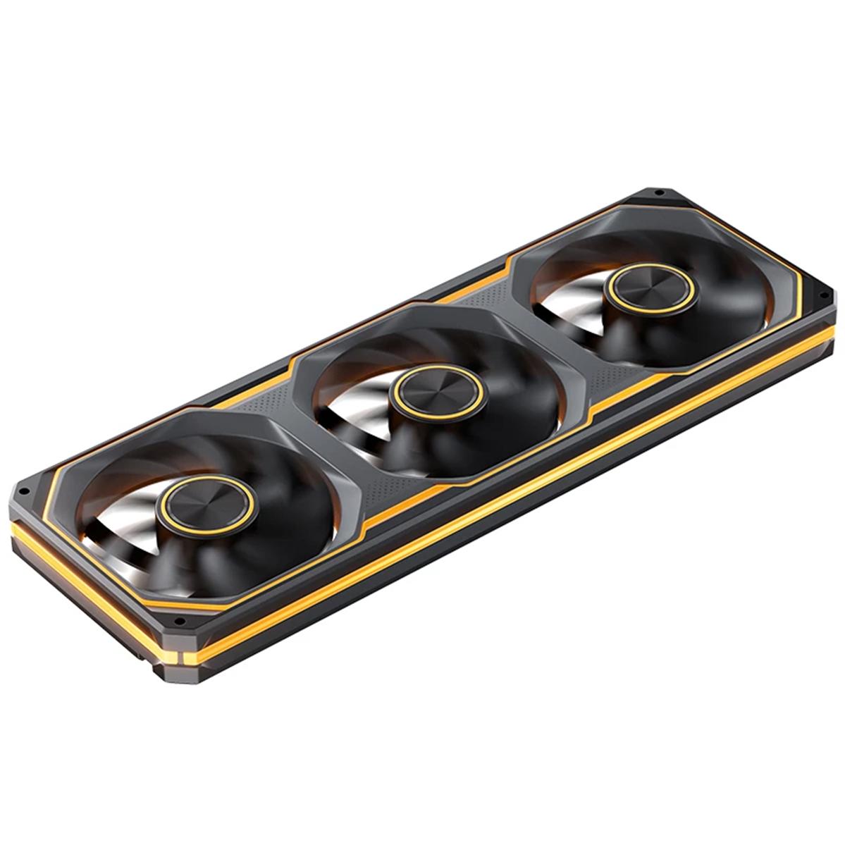 A large main feature product image of Jonsbo XA-360 ARGB 360mm PWM Triple Block Fan (Black)