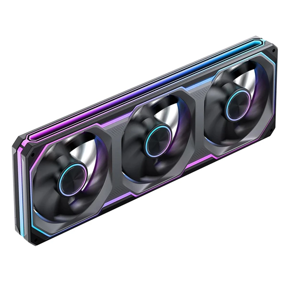 A large main feature product image of Jonsbo XA-360 ARGB 360mm PWM Triple Block Fan (Black)
