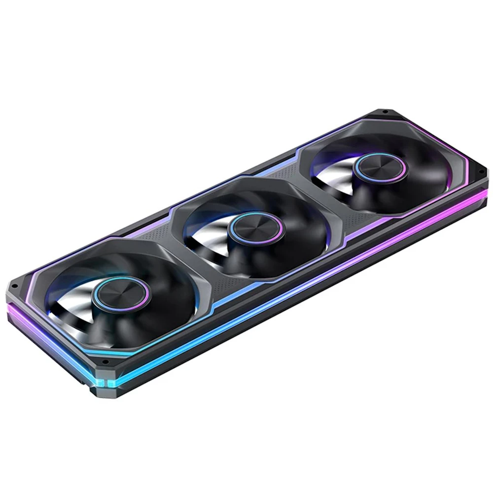 A large main feature product image of Jonsbo XA-360 ARGB 360mm PWM Triple Block Fan (Black)